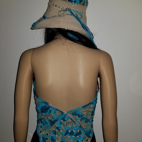 Cotton halter top - Picture 3 of 16